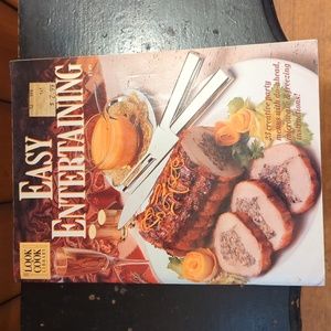 Look & Cook Library Easy Entertaining Softcover Vintage 1988
